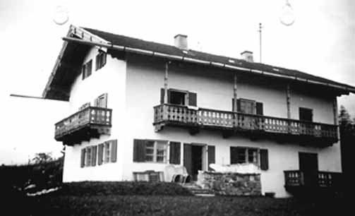Haus am Bärnbichl in Krün - Zufluchtsort für Margarete und Ludwig Altschüler bis zu ihrer Vertreibung