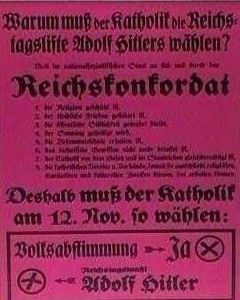 Plakat der NSDAP zur Reichstags-"Wahl" am 12. November 1933