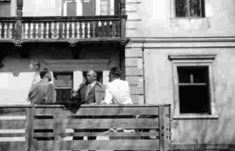 Dr. Helmut Eitzenberger, Dr. Karl Huber und Wilhelm Moser - 1953