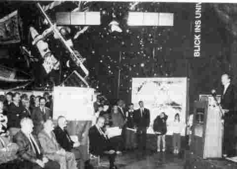 Eröffnung der Raumfahrtausstellung in der Aula - 1995
